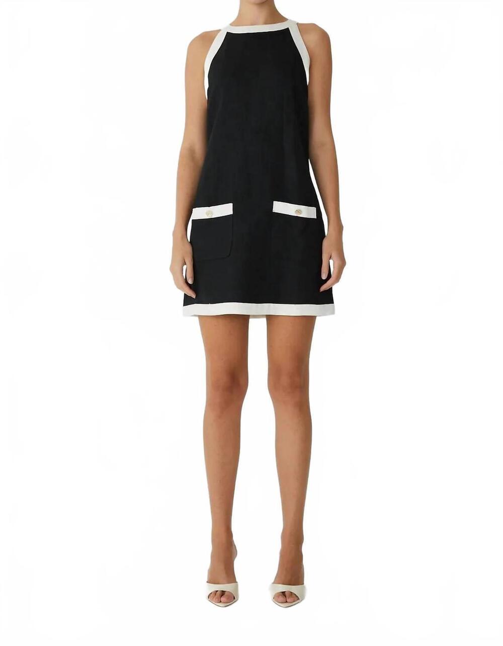 NEW JS71 tenney dress in black
